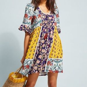 Anthropologie Lilka Trapeze Dress